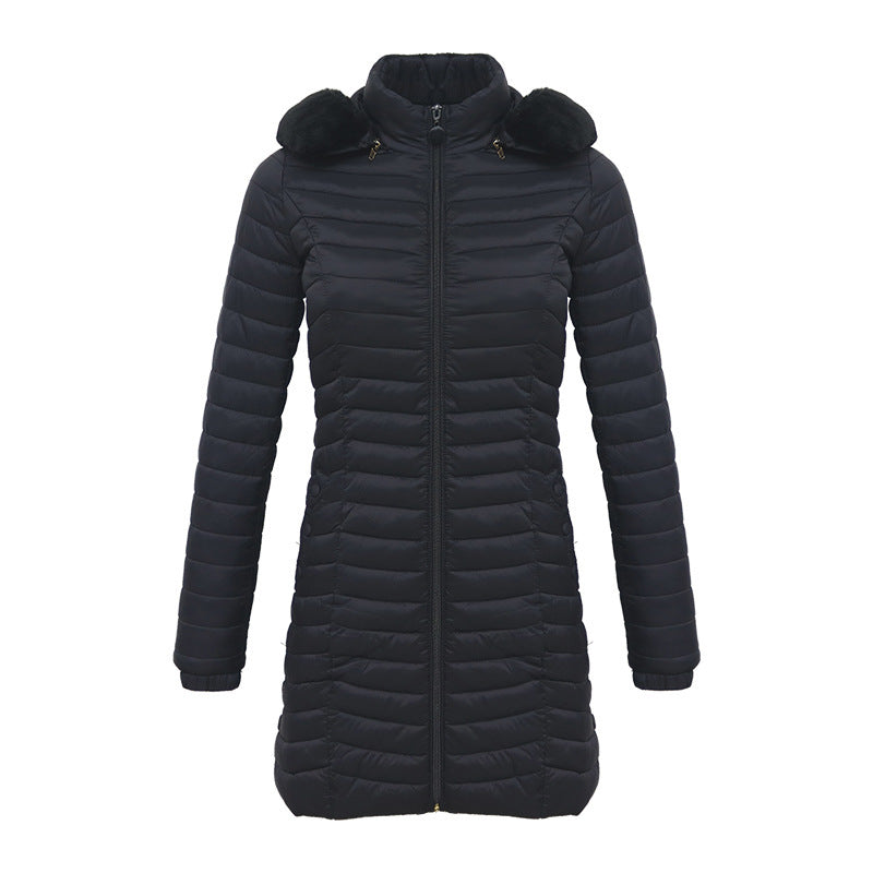 Parka Longue d'Hiver Ultra-légère Matelassée Femme