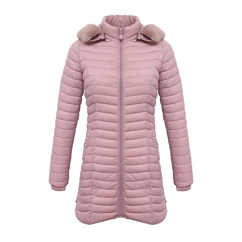 Parka Longue d'Hiver Ultra-légère Matelassée Femme