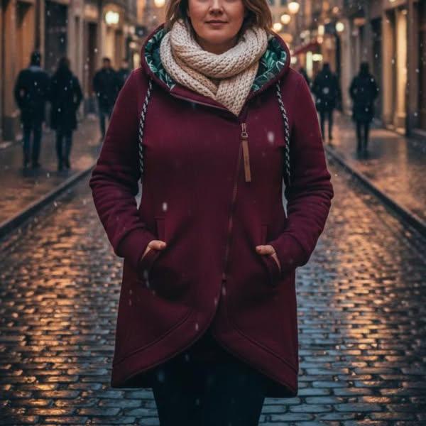 Veste à capuche imprimée