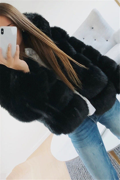 Veste en Fausse Fourrure