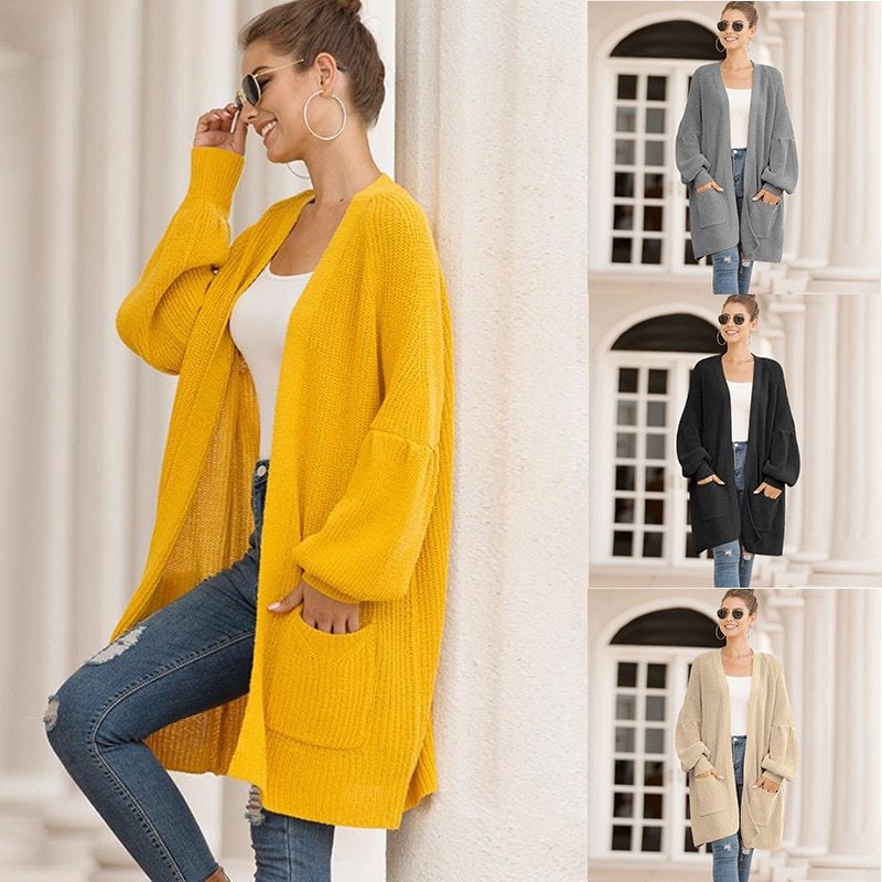 Tricot à manches larges et ample