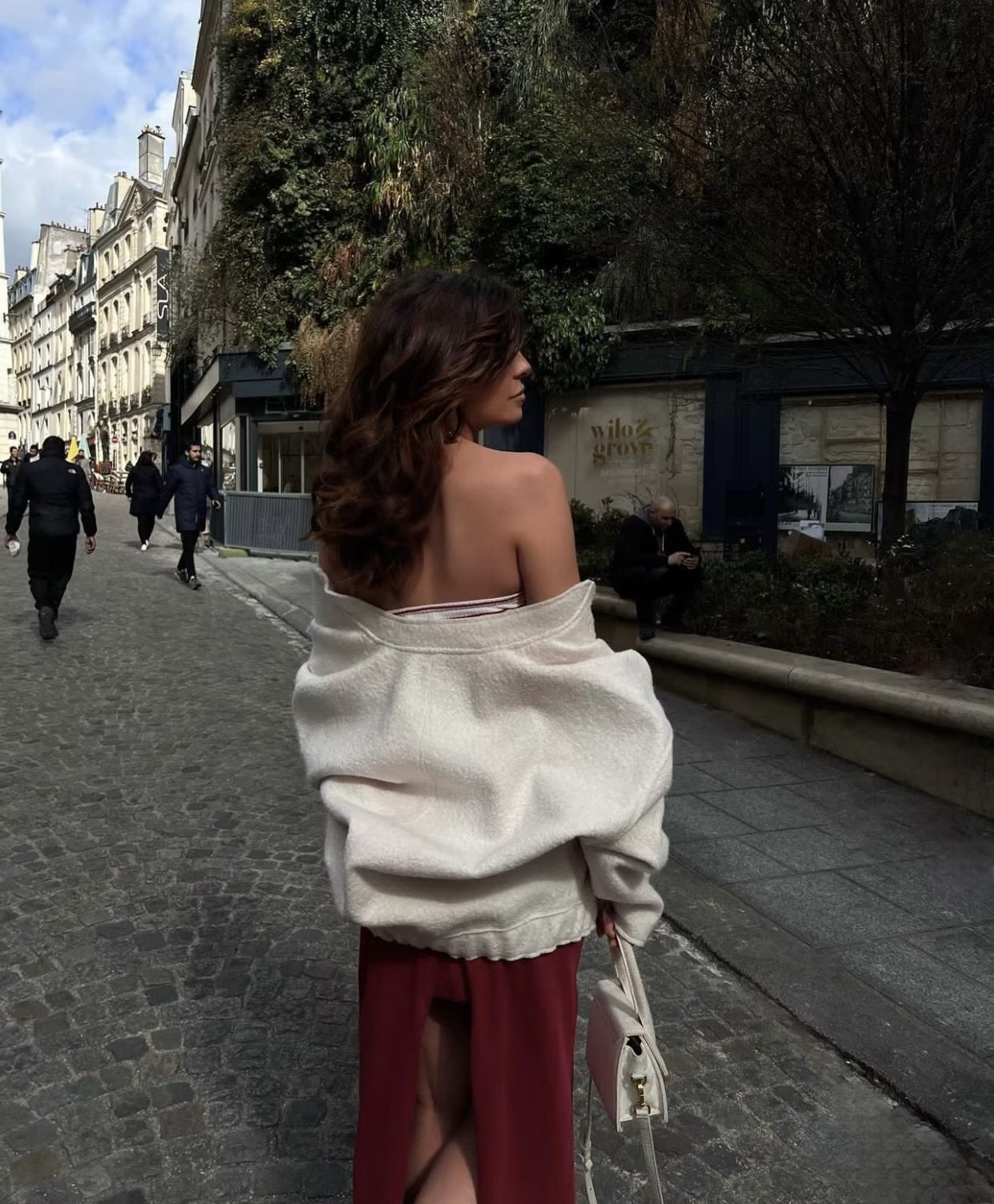 Veste Pilote Décontractée à Col Montant et Boucle