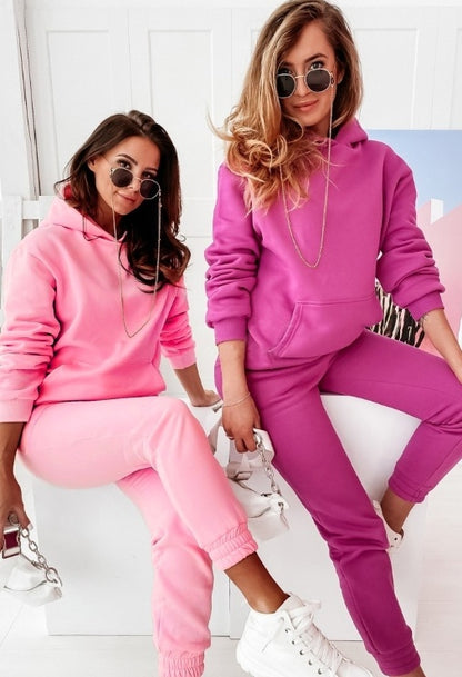 Ensemble Décontracté à Manches Longues avec Poches