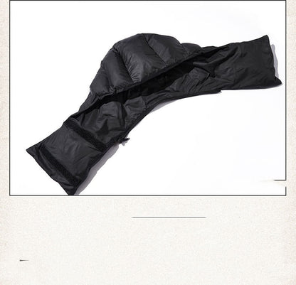 Manteau Matelassé Épais à Col Amovible pour Femme