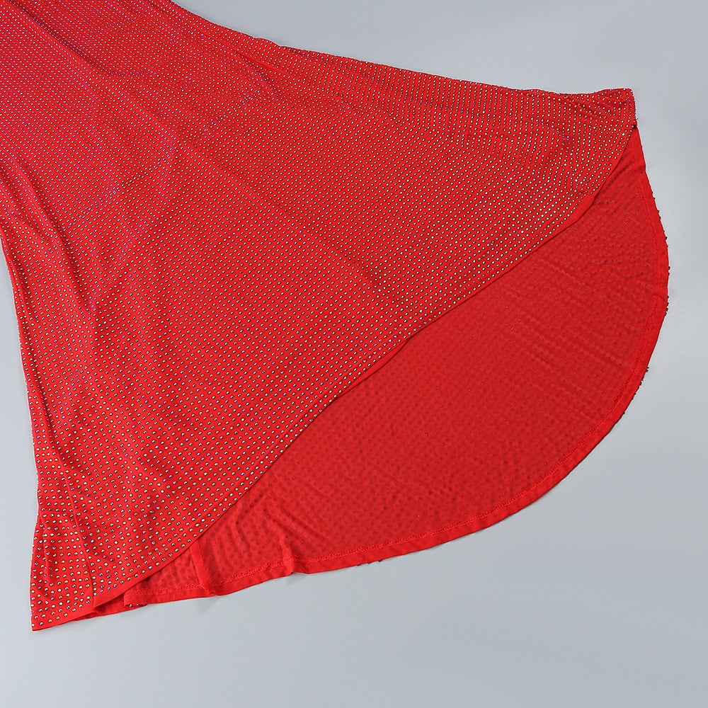 Robe Slim à Strass Élégante pour Femme