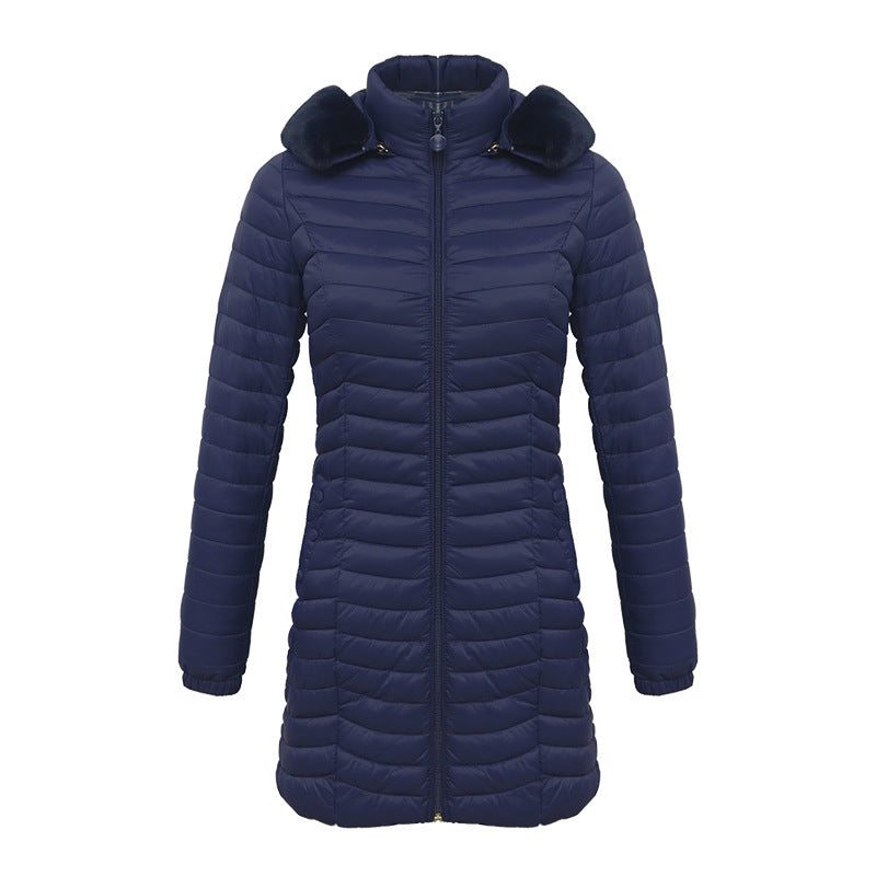 Parka Longue d'Hiver Ultra-légère Matelassée Femme