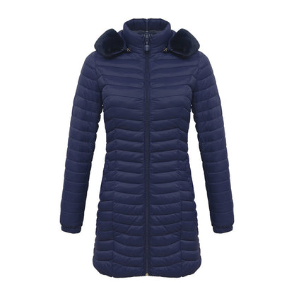 Parka Longue d'Hiver Ultra-légère Matelassée Femme