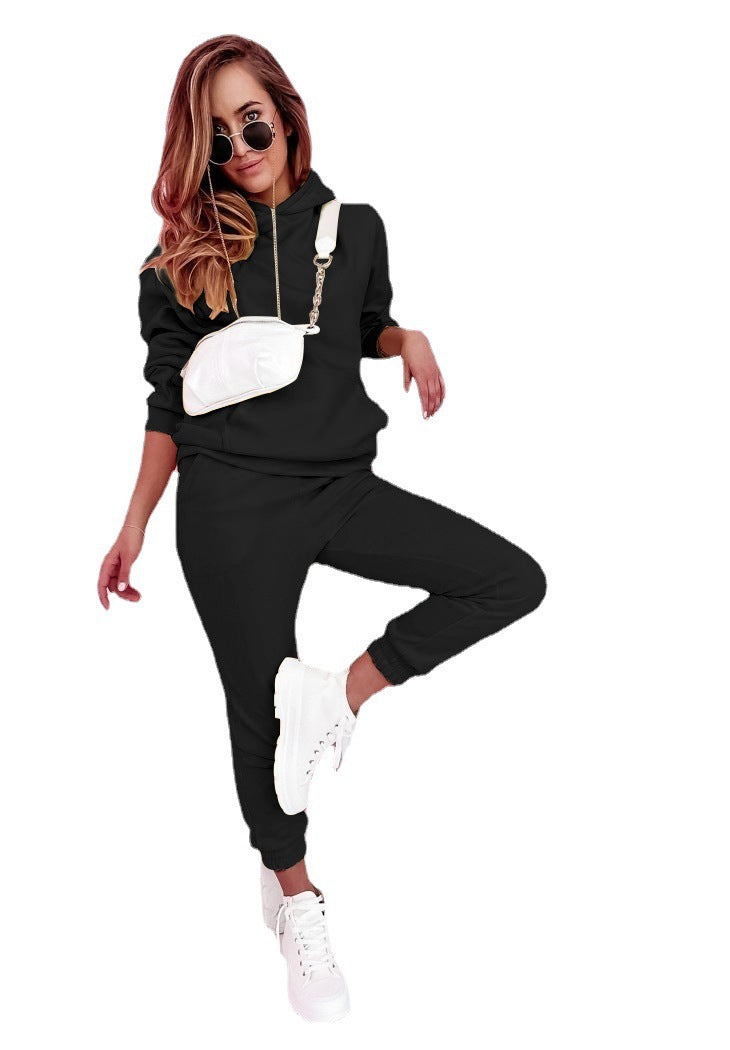 Ensemble Décontracté à Manches Longues avec Poches