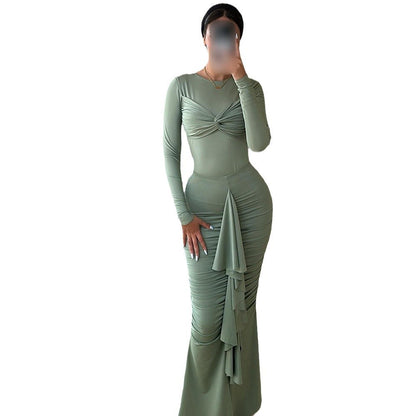 Robe à Volants Casual Automne