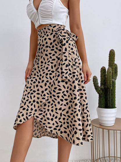Robe Élégante à Imprimé Pois pour Femme