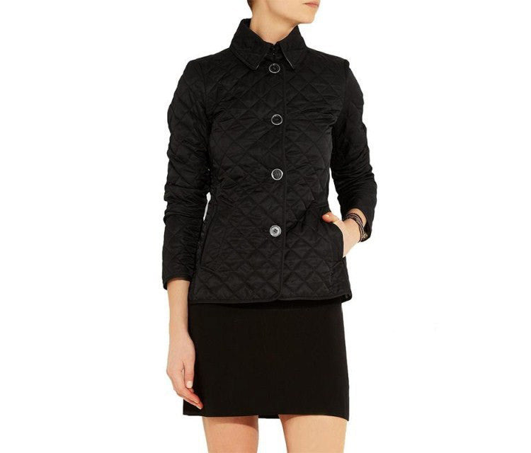 Manteau Slim à Col Classique et Boutonnage