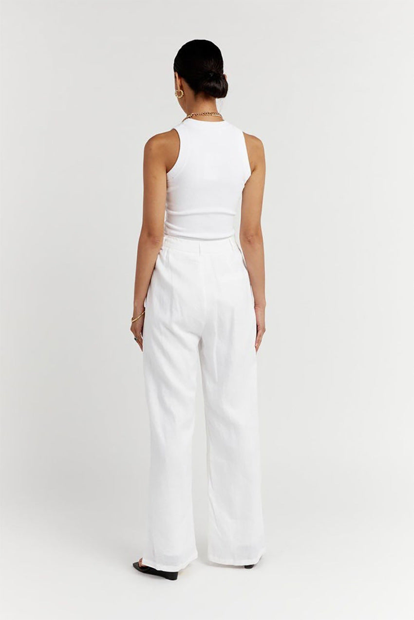 Ensemble Décontracté en Coton et Lin