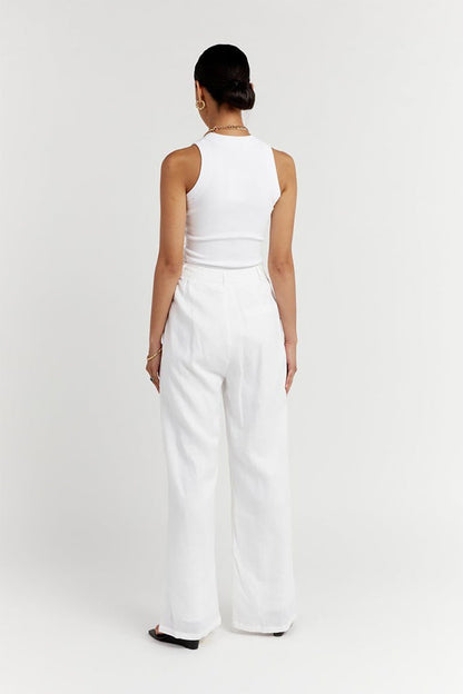 Ensemble Décontracté en Coton et Lin