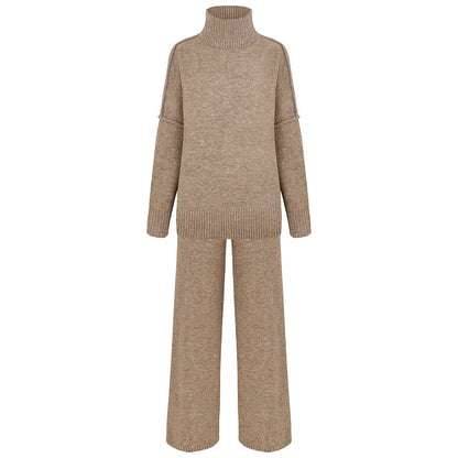 Pantalon Tricoté Ample et Décontracté