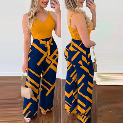 Ensemble Décontracté Camisole et Pantalon Droit