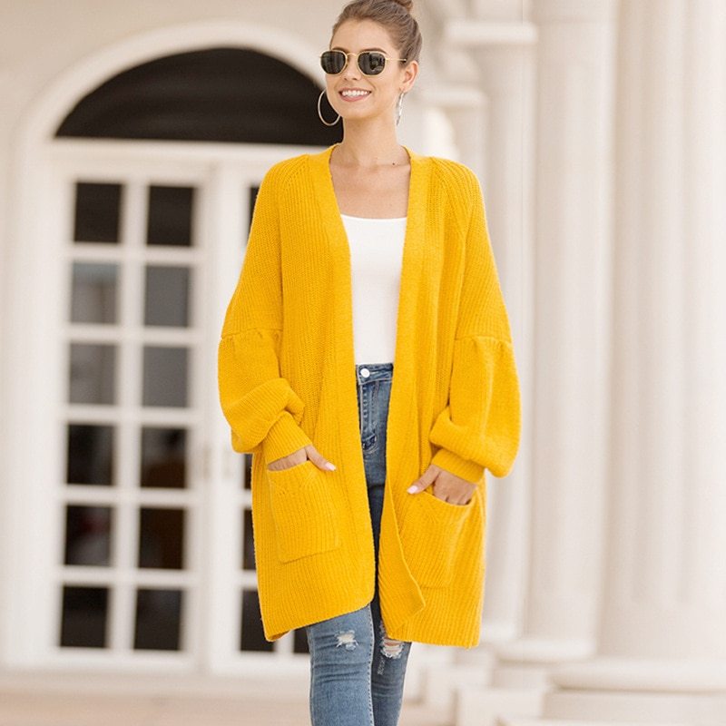 Tricot à manches larges et ample