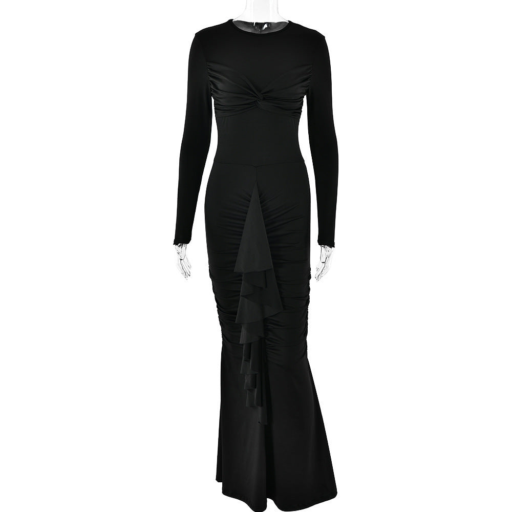 Robe à Volants Casual Automne