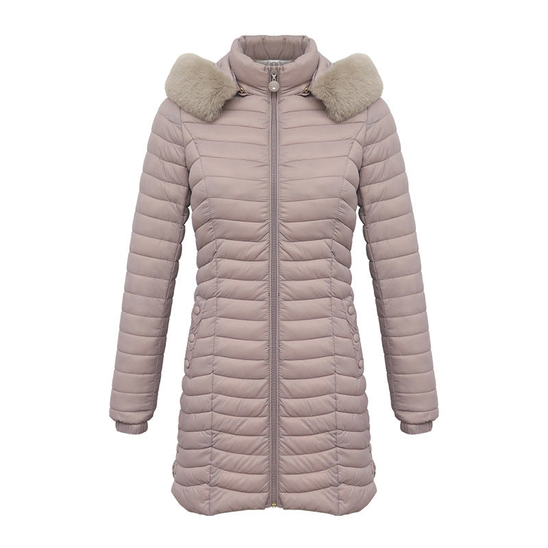 Parka Longue d'Hiver Ultra-légère Matelassée Femme