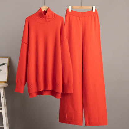 Pantalon Tricoté Ample et Décontracté