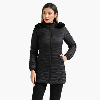 Parka Longue d'Hiver Ultra-légère Matelassée Femme