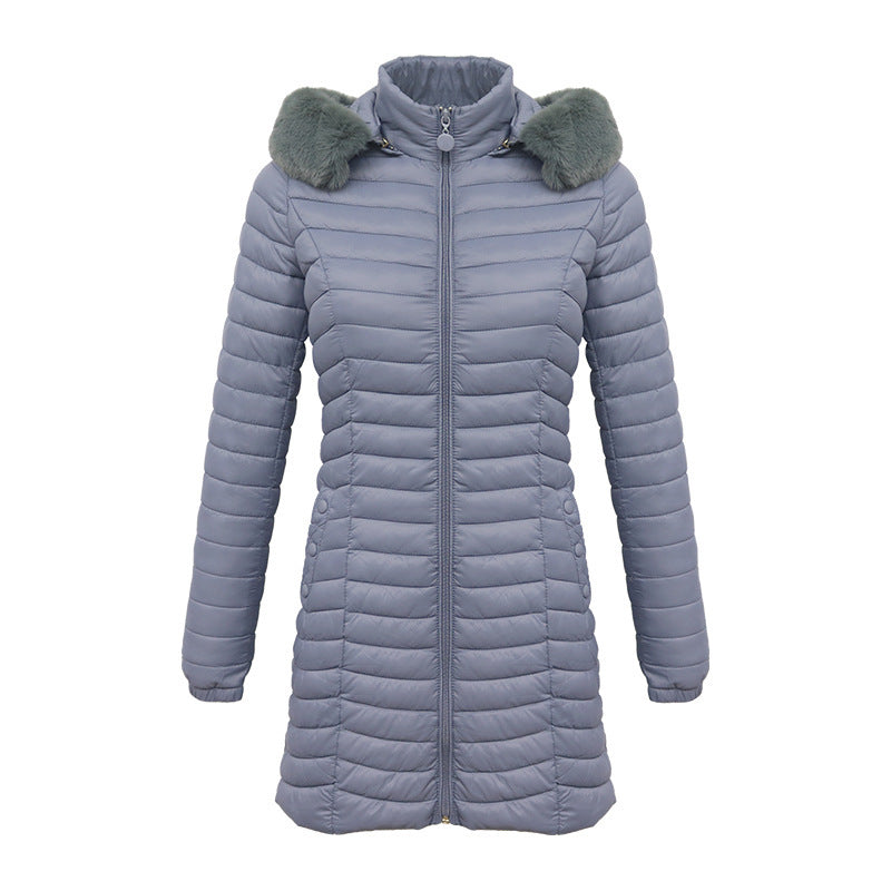 Parka Longue d'Hiver Ultra-légère Matelassée Femme