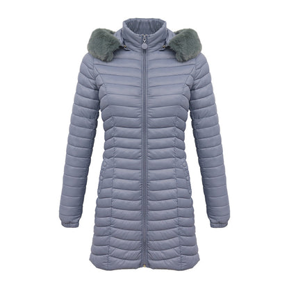 Parka Longue d'Hiver Ultra-légère Matelassée Femme