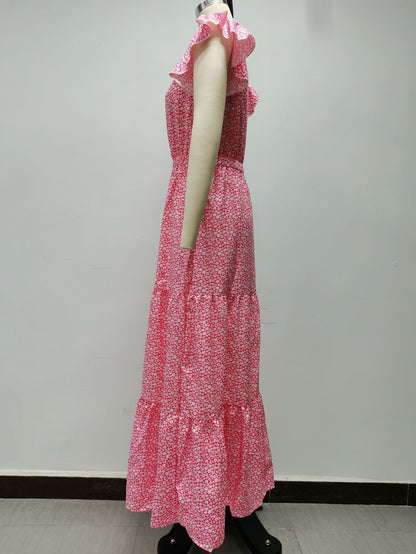 Robe d'Été Bohème à Imprimé Fleuri