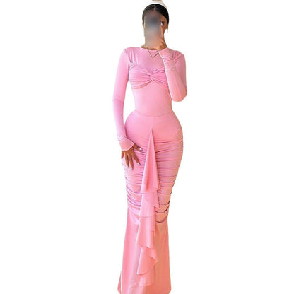 Robe à Volants Casual Automne