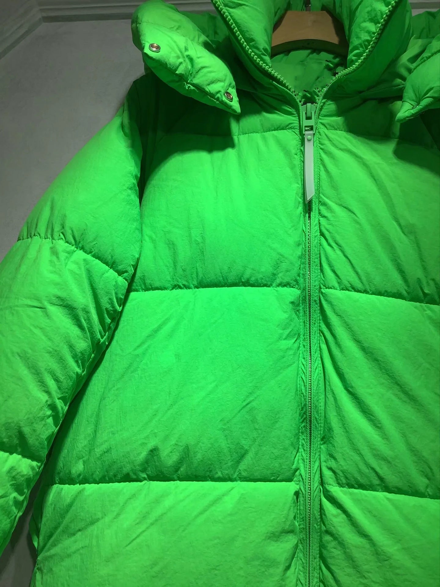 Veste Matelassée Simple à Capuche Style Européen et Américain