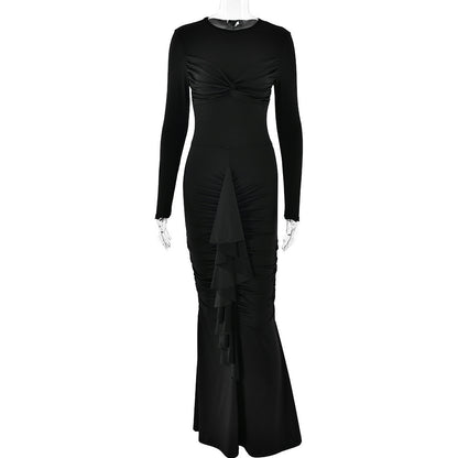 Robe à Volants Casual Automne