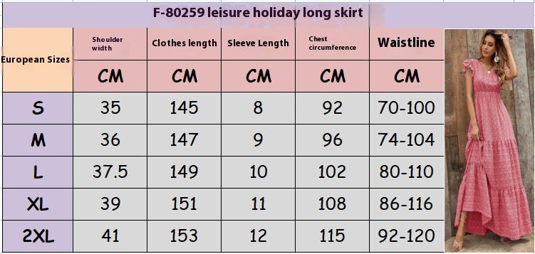 Robe d'Été Bohème à Imprimé Fleuri