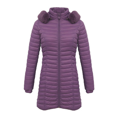 Parka Longue d'Hiver Ultra-légère Matelassée Femme